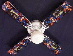 Ceiling Fan Designers Ceiling Fan, Superman Marvel Superhero, 42″