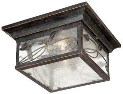 French Garden 5 1/2″ High Indoor – Outdoor Flushmount Light