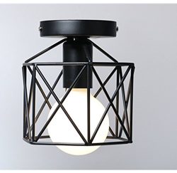 Industrial Ceiling Light, Licperron Edison Hanging Caged Pendant Light Fixture