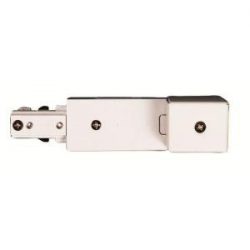 Linear Track Conduit Connector 1.3h x 1.4w x 5.7d White