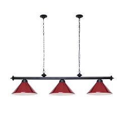 Chende Pool Table Lights for 8’/9’ Table with 3 Metal Shades, Billiard Lamp for Man Cave, Game R ...