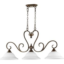 Quorum Three Light Island Pendant 6553-3-186