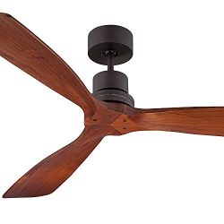 52″ Casa Delta-Wing Bronze Outdoor Ceiling Fan