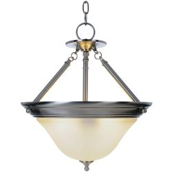 Monument 617262 Sonoma Pendant, Brushed Nickel, 15-1/2 X 17-1/8 In.