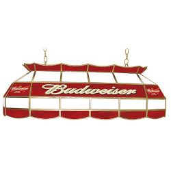 Budweiser Stained Glass 40 Inch Pool Table Light