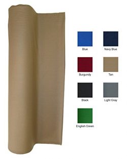 21 Ounce Pool Table Felt – Billiard Cloth – For a 9 Foot Table Tan