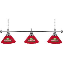 Trademark Gameroom 3 Shade Bud Light Staw-Ber-Rita Billiard Lamp