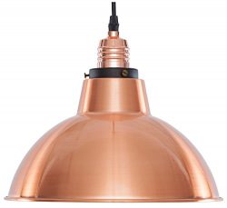 Light Society Corianna Pendant Light, Brushed Copper, Modern Industrial Farmhouse Lighting Fixtu ...