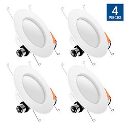 Hyperikon 6 Inch Recessed LED Downlight (5″ Compatible), Dimmable, 14W (75W Replacement),  ...