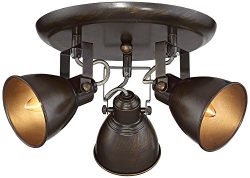 Pro Track Abby 3-Light Bronze Ceiling Track Fixture