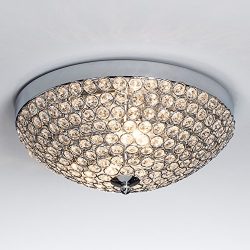 IKEBANA Pendant Fixture Lighting Crystal Ceiling Light,Chandelier Suitable for Bedroom, Living Room