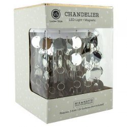 Locker Style Accessories – Chandelier-Magnetic – Silver