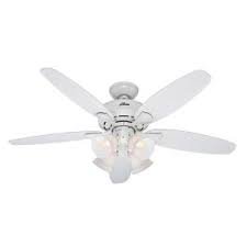 Landry 52 Inch White Ceiling Fan with Light Kit