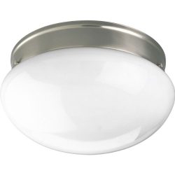 Progress Lighting P3412-09 2-Light Close-To-Ceiling Fixture, Brushed Nickel