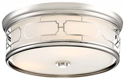 Minka Lavery 826-613 Polished Nickel Ceiling Light