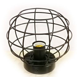 ZSGoes E26 Metal Globe Mount Ceiling Light, Industrial Vintage Edison Simplicity, Vintage Wrough ...