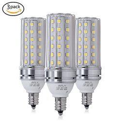 E12 LED Bulbs, 12W LED Candelabra bulb 100 Watt Equivalent, 1200lm, Decorative Candle Base E12 N ...