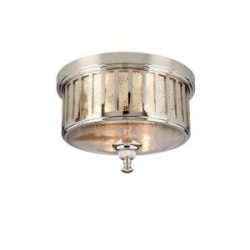 Berzon 2 Light Ceiling English 7″x13″x13″ Polsh Nickel Fn