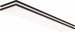 Lithonia Lighting Bronze 4-Ft LED Flush Mount, 4000K, 35.5W, 2,560 Lumens