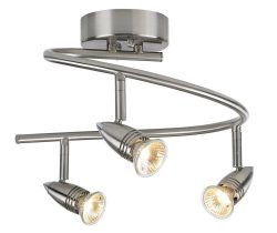 Pro Track 3-Light Spiral Ceiling Light Fixture