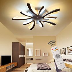 MASO HOME, Dimmable 68W LED Acrylic Panel Modern Style Flush Mount Light Ceiling, Light Pendant, ...