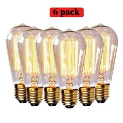 Edison Light Bulb 60 Watt Vintage Light Bulb Edison Bulb Antique Light Bulbs Vintage Edison Bulb ...