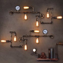 LightInTheBox Loft Industrial Wall Lamps Antique Edison Wall lights with Bulbs E26/E27 Vintage P ...