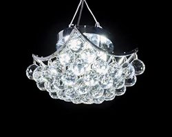 MonaLisa Gallery Crystal Ball Chandeliers Ceilling Flush Mount Pendant Light Fixture SML-4010-4  ...