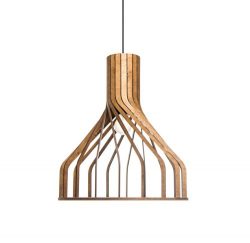 Wood pendant lighting for kitchen island – Dining room, living room hanging light fixture  ...