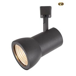 Hampton Bay Black LED Dimmable Large Cylinder Track Lighting Head