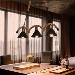 Industrial Vintage Ceiling Pendant Light Metal Hanging lighting Fixtures, E26x3