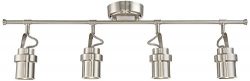 Pro Track Gladstone 4-Light Nickel LED Track Fixture