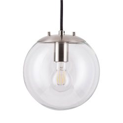 Sferra LED Industrial Kitchen Pendant Light – Brushed Nickel – Linea di Liara LL-P201-BN