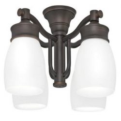 Casablanca 99090 Outdoor 4 Light Fixture, Brushed Cocoa