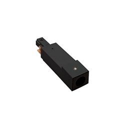 WAC Lighting J2-BXLE-BK J Track 2-Circuit Bx Live End Connector, Black