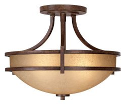 Oak Valley Collection 18″ Wide Scavo Glass Ceiling Light