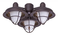 Emerson Ceiling Fan Light Fixtures Ceiling Fans LK40VNB Boardwalk Cage Light Kit for Ceiling Fan ...