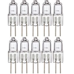 [10 Pack] Simba Lighting Halogen G4 T3 20 Watt 280lm Bi-Pin Bulb 12 Volt A/C or D/C for Accent L ...