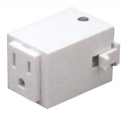 Elco Lighting EP814B EP814 Outlet Adapter (2 Pack)