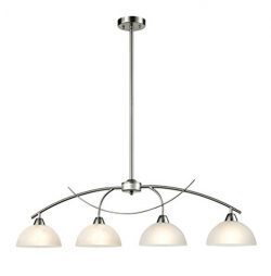 Dazhuan Contemporary Alabaster Frosted Glass Pendant Light Kitchen Island Chandelier Hanging Cei ...