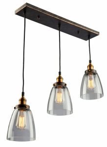 Artcraft Lighting Greenwich 3-Light Pendant, 22.5-Inch