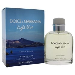 Light Blue Discover Vulcano by Dolce & Gabbana for Men – 4.2 oz EDT Spray