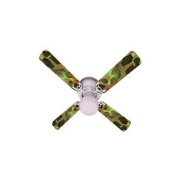 Ceiling Fan Designers Ceiling Fan, Crazy Camo, 42″