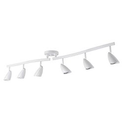 Globe Electric 59353 Matte Finish Track Lighting, White