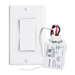 Simple Wireless Switch Kit: Move or add a light switch in any location! Use this Self-Powered Ro ...