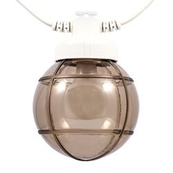 Camco 42741 Decorative RV Awning Globe Lights – 6 Bronze Globes on White Wire, Fits Direct ...