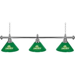 Trademark Gameroom Bud Light Lime-A-Rita 3 Shade Billiard Lamp