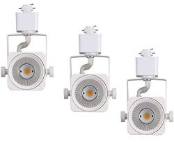 Cloudy Bay LED Track Light Head,CRI90+ Warm White 3000K Dimmable,Adjustable Tilt Angle Track Lig ...