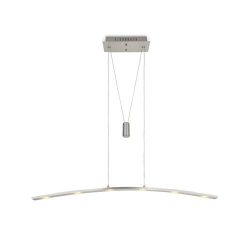 MINGZE Adjustable Contemporary Pendant Light Fixture, Modern LED Ceiling Light, Stylish Hanging  ...