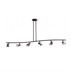 Trans Globe Lighting W-466-6 ROB Indoor Stingray 47.25″ Track Light, Rubbed Oil Bronze